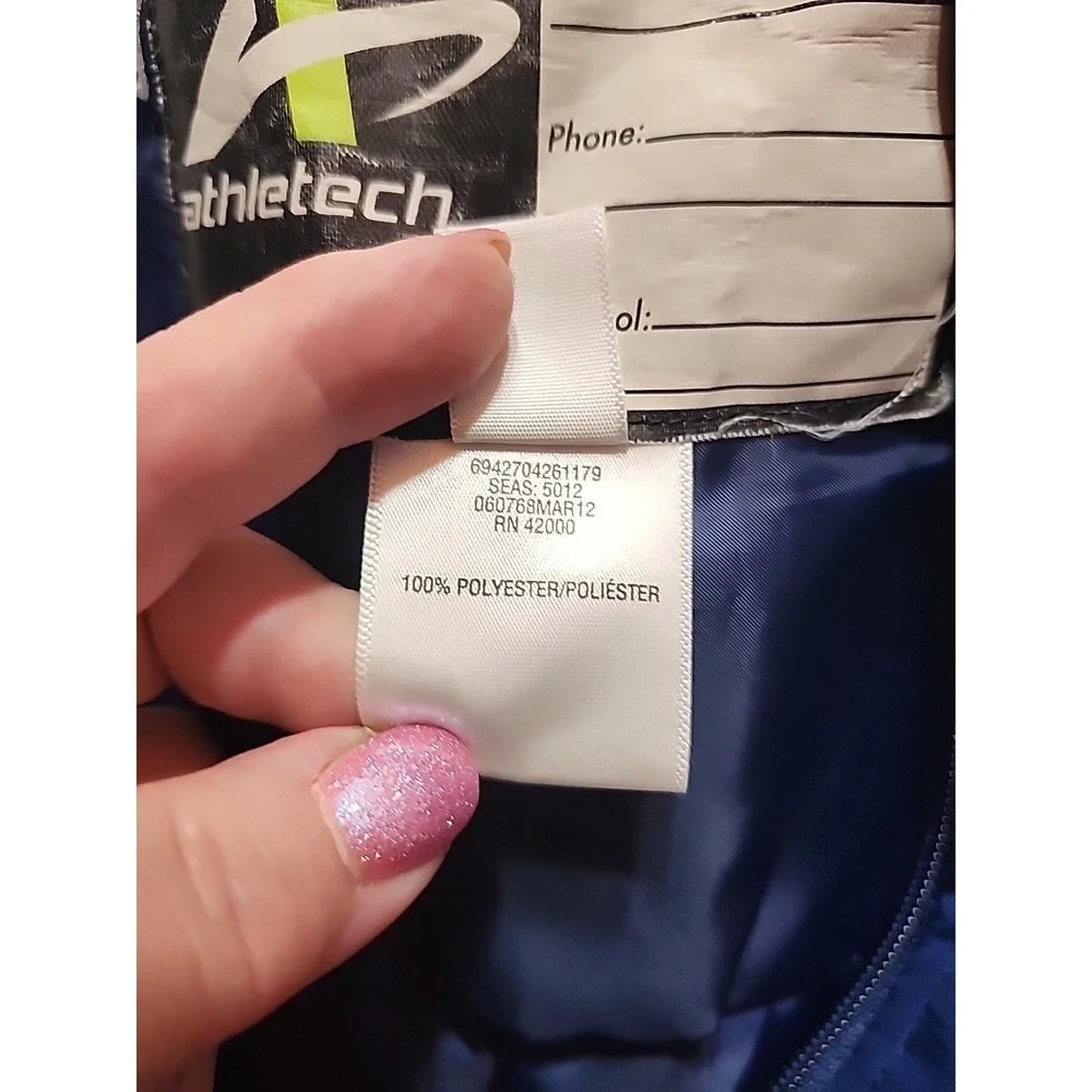 Snow Pants Bibs Athletech Kids‎ Navy Blue Size L 10/12